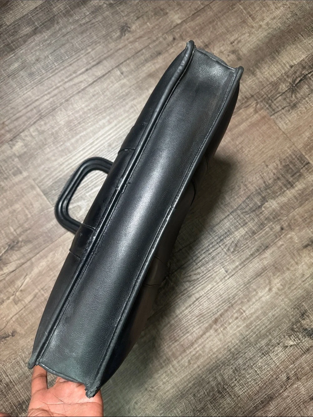 Vintage Coach Black Embassy Leather Briefcase